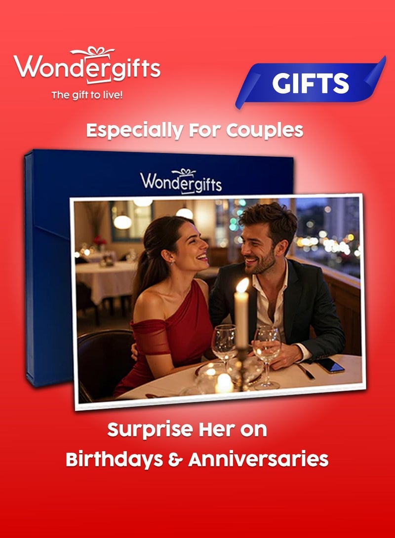 Michelin Dining Experience Gift Box for Two – Gourmet Escape | Birthday Gift For Her | Anniversary & Valentine's Day Gift For Couples